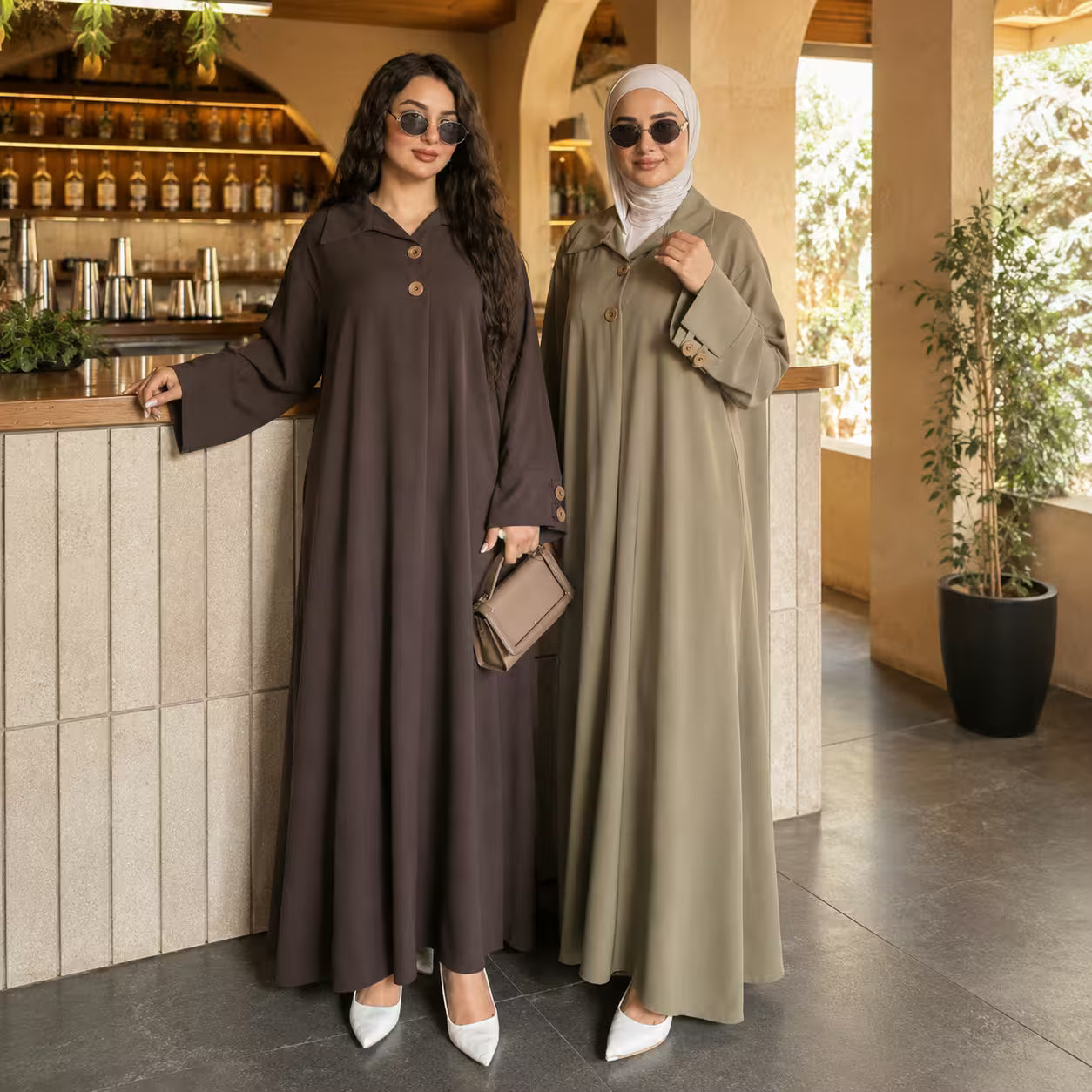 Abaya Amira – Élégance Moderne